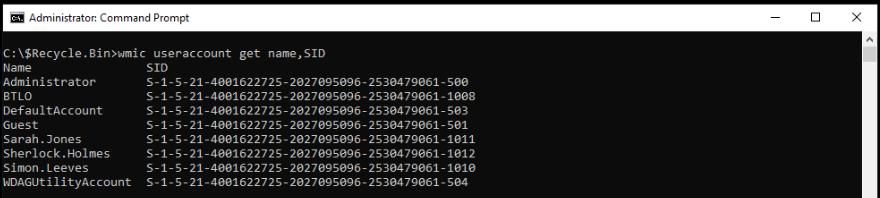 Windows Artifacts - Recycle Bin - source page 94
