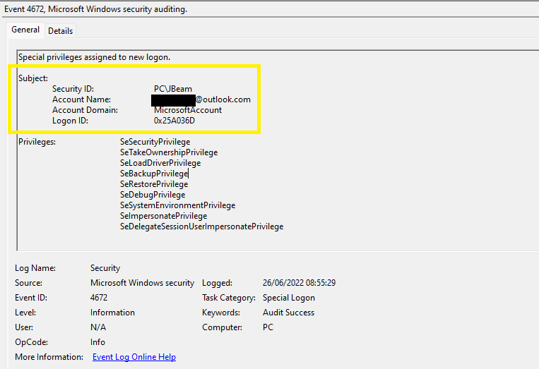 Windows Artifacts - Logon Events - source page 88