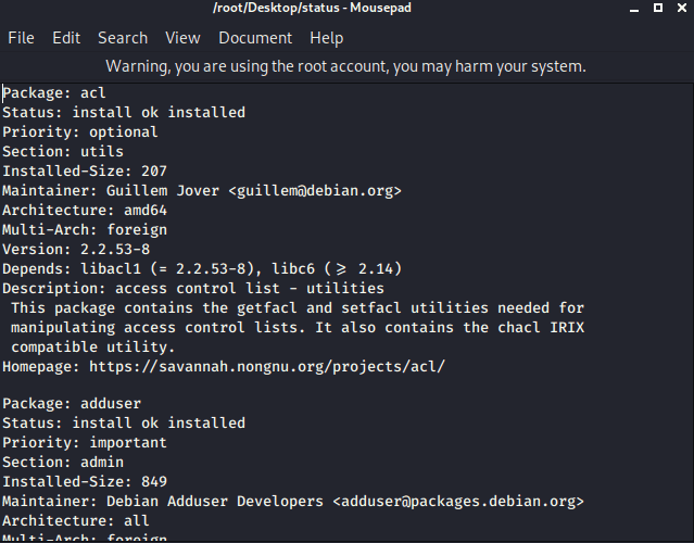 Linux Artifacts: /Var/Lib and /Var/Log - source page 100