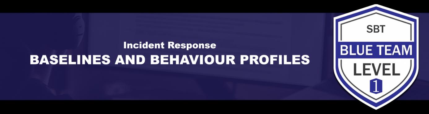 Using Baselines & Behaviour Profiles - source page 81