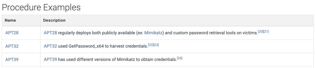 Credential Access - source page 162