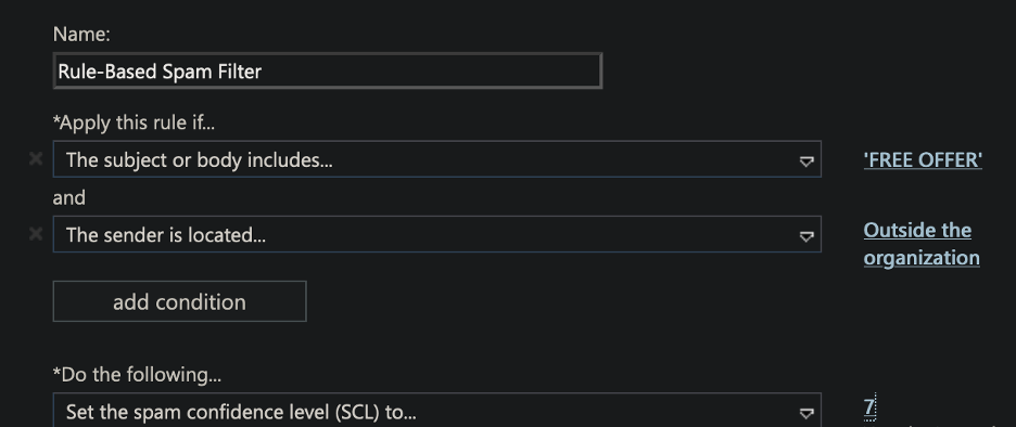 Preventative: Spam Filter - source page 123