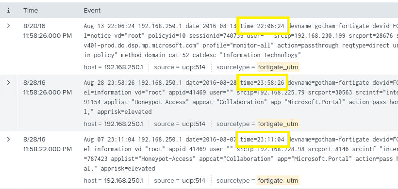 Splunk Crash Course - Search Queries - source page 71