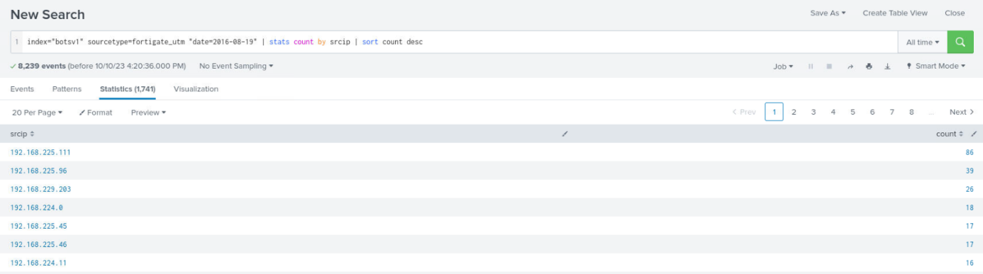 Splunk Crash Course - Search Queries - source page 73