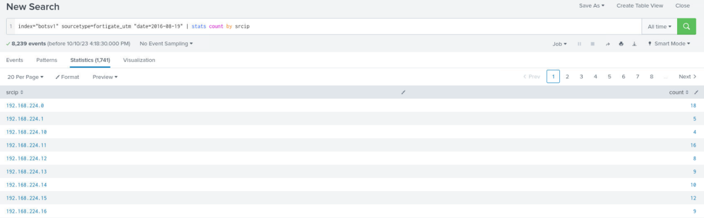 Splunk Crash Course - Search Queries - source page 72