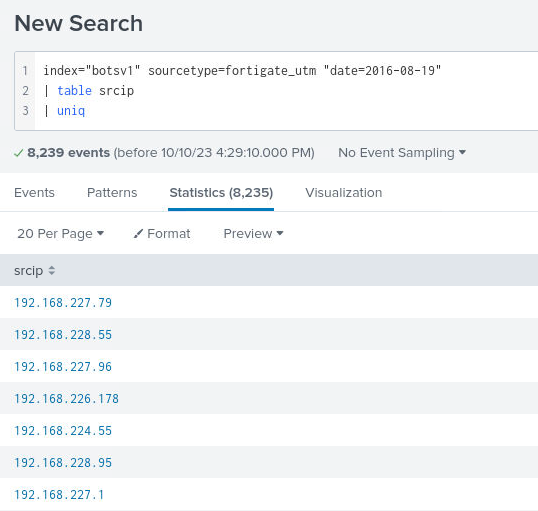 Splunk Crash Course - Search Queries - source page 74