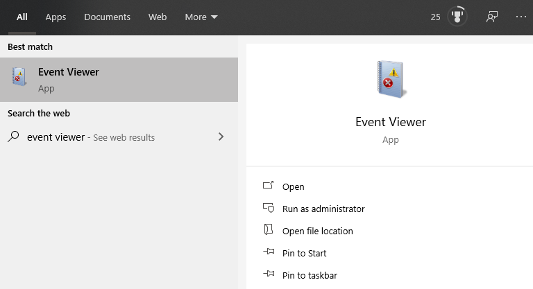 Windows Event Logs - source page 21