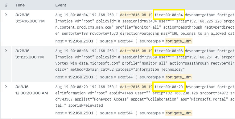 Splunk Crash Course - Search Queries - source page 71