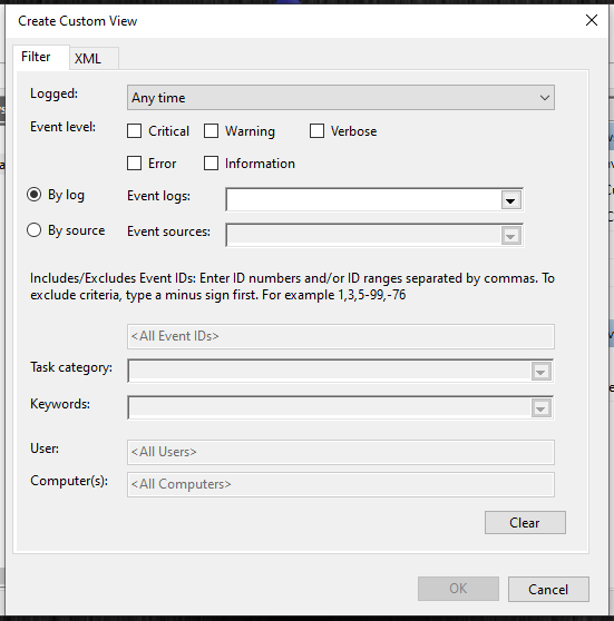 Windows Event Logs - source page 31